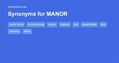 manor synonym|Iba pa.